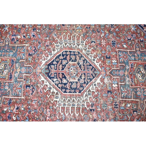 491 - A Persian Handmade Karaja Rug, 188x144cm