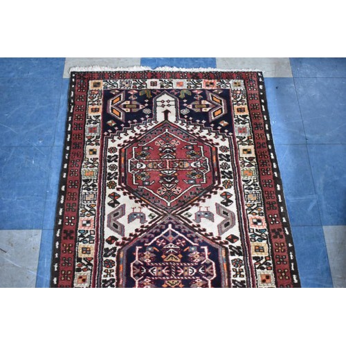 482 - A Persian Patterned Runner, 294x75cms