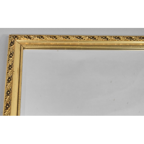 199 - A Modern Rectangular Gilt Dressing Mirror, 105x44cm