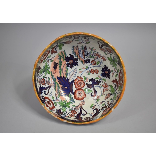 332 - A Late 19th/Early 20th Century Amherst Imari Pattern Bowl, 28cm Diameter