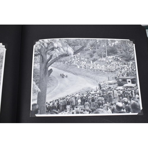 41 - A Very Interesting Mid 20th Century Album of Monochromed Original Photographs Detailing Motorcycles ... 