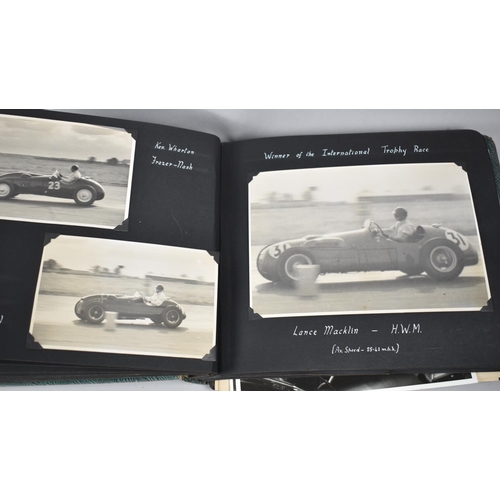 41 - A Very Interesting Mid 20th Century Album of Monochromed Original Photographs Detailing Motorcycles ... 