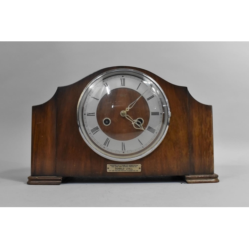 149 - Two Oak Cased Mantel Clocks, One with Westminster Chime Movement, both Untested