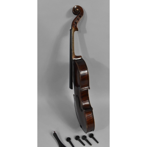 173 - A Collection of Four Violins, All in Need of Restoration and Repair but of Good Quality