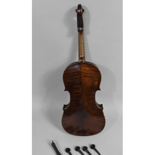 173 - A Collection of Four Violins, All in Need of Restoration and Repair but of Good Quality