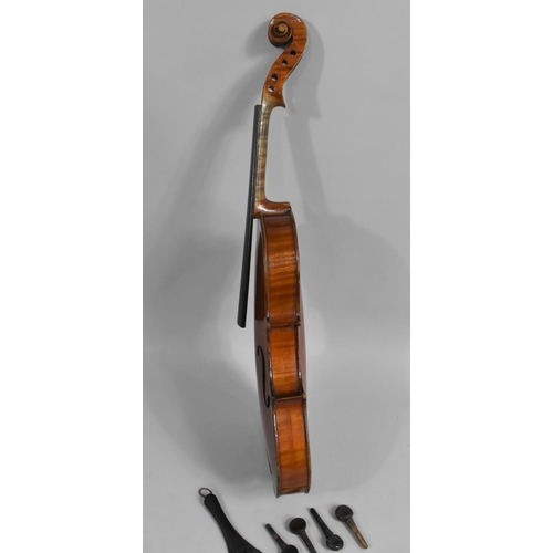 173 - A Collection of Four Violins, All in Need of Restoration and Repair but of Good Quality