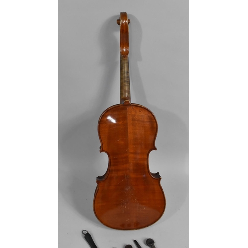 173 - A Collection of Four Violins, All in Need of Restoration and Repair but of Good Quality