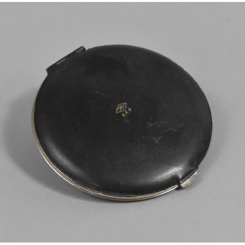 209 - A Early/Mid 20th Century Good Quality Japanese Mixed Metal Ladies Powder Compact decorated with Moun... 