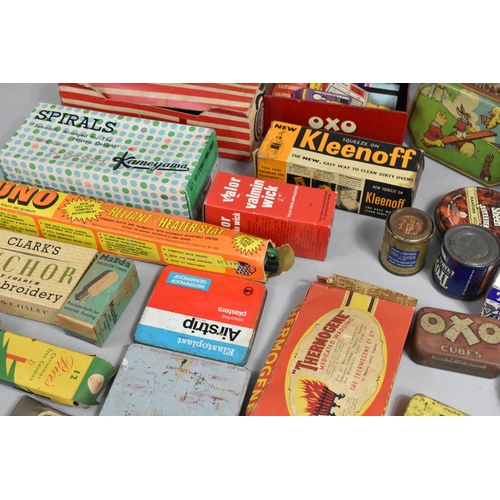 282 - A Collection of Various Vintage Items to comprise Tins, Boxes, Cleaning Items, Robertsons Products J... 