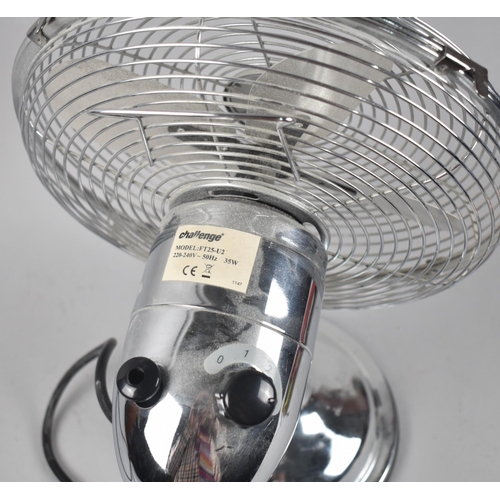 52 - A Vintage Style Table Fan, Requires Nut to Central Bolt