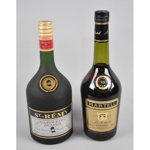 118 - Two Bottles of Brandy, Martell and St. Remy