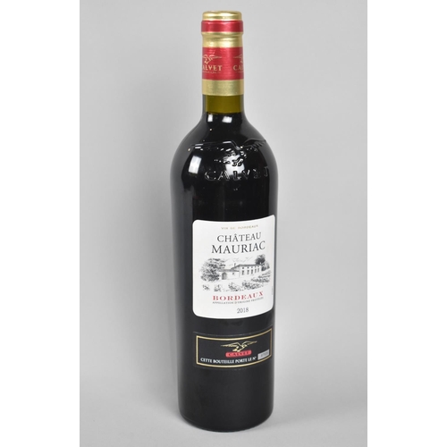 119 - A Bottle of 2018 Bordeau, Chateaux Mauriac