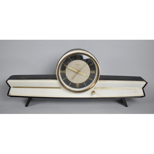 64 - A Vintage Rhythm Musical Mantel Clock Playing Danube Wave Waltz, Working Order