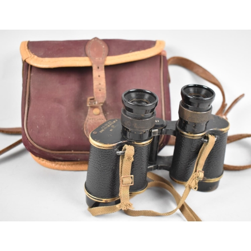 104 - A Pair of Military Binoculars by Taylor Hobson, Dated 1941 no.146950 with Military Department Stamp,... 