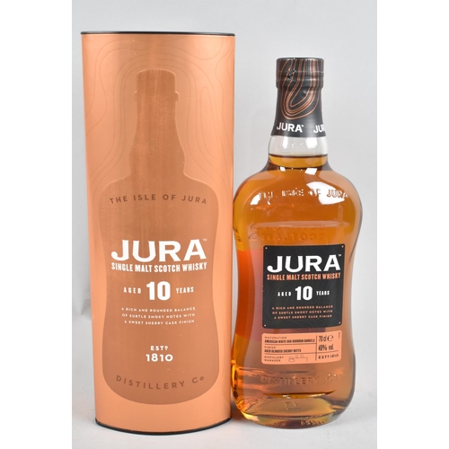 94 - A Single 70cl Bottle of Jura Single Malt Scotch Whisky, Aged 10 Years, in Carton