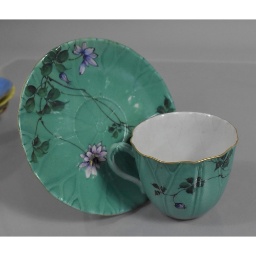 306 - A Harlequin Set of Chinese Porcelain Teacups and Saucers, Possibly Nyonya Straits, to Comprise Five ... 