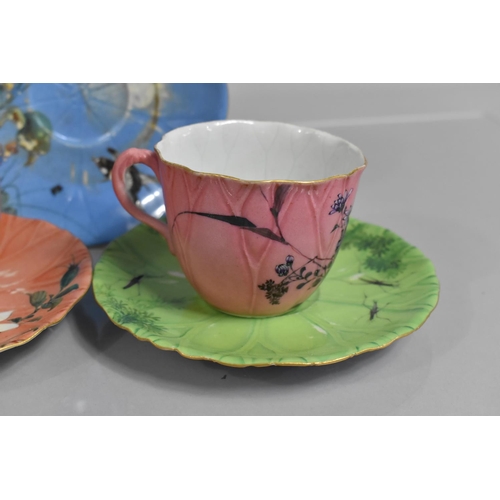 306 - A Harlequin Set of Chinese Porcelain Teacups and Saucers, Possibly Nyonya Straits, to Comprise Five ... 