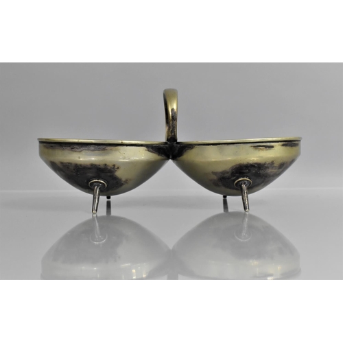 226 - A Christopher Dresser (1843-1904) for Hukin and Heath Silver Plated Bonbon Dish with Twin Circular R... 