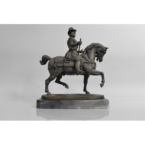 151 - After Alfred Emile O'Hara Nieuwerkeke, French (1811-1892). A Bronze Equestrian Portrait Figure of Wi... 