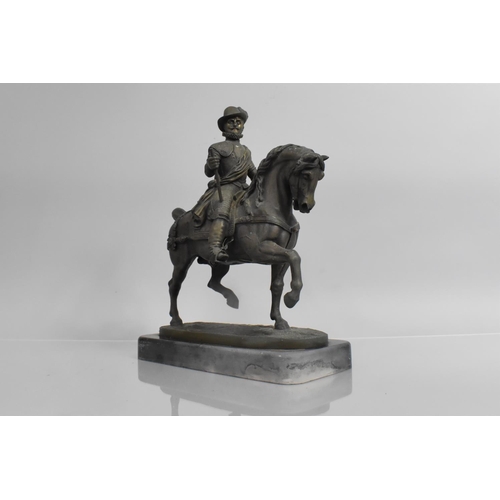 151 - After Alfred Emile O'Hara Nieuwerkeke, French (1811-1892). A Bronze Equestrian Portrait Figure of Wi... 