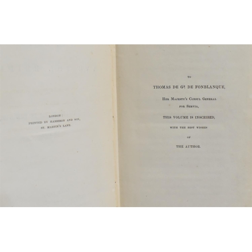 79 - A Bound Volume of 'The Bridal and the Bridle; or, Our Honeymoon-Trip in the East in 1850' Published ... 