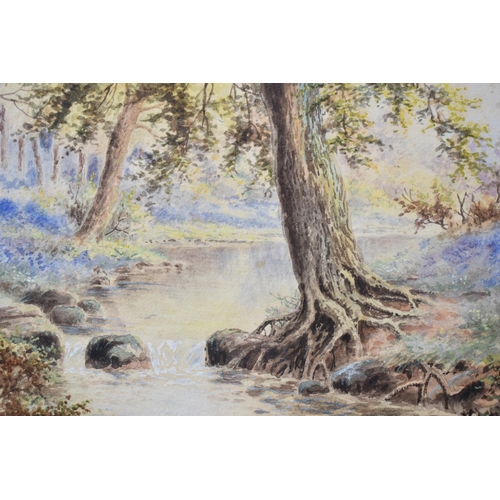 141 - A Set of Four Gilt Framed Watercolours by Val Norman, Seasons of The Year, Each 27x17cms