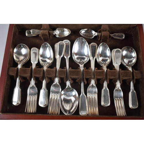 214 - A Late 20th Century Arthur Price Canteen of Silver Plated Cutlery for Six People