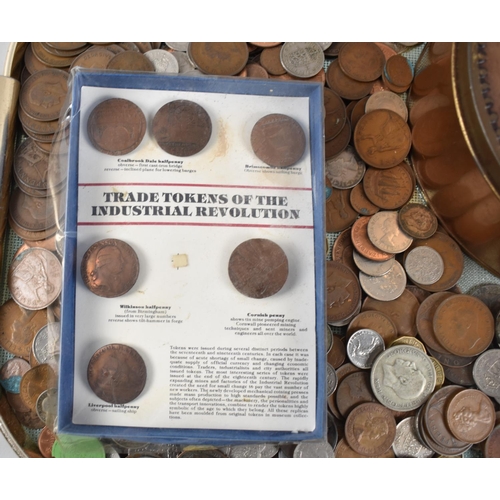 248 - A Collection of British and Foreign Silver and Copper Coinage to Include 1933 George V Silver Half C... 