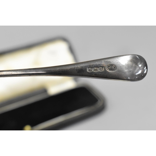 373 - A Cased Silver Spoon, by John Round & Son Ltd Sheffield Hallmark 1936