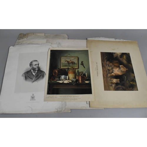 486 - A Collection of 19th Century and Later Prints, Engravings, Photographs etc