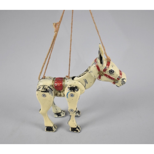 83 - A Vintage Metal Muffin the Mule Puppet, 15cms Long