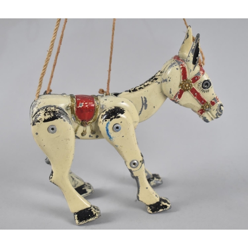 83 - A Vintage Metal Muffin the Mule Puppet, 15cms Long