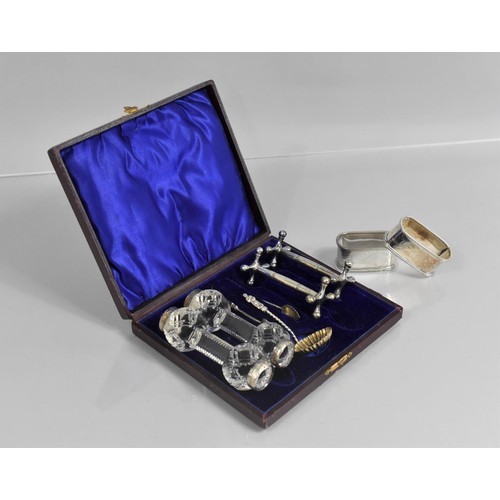 229 - A Collection of Silver and Silver Plated to Comprise Silver Apostle Sifter and Sugar Tongs, Silver M... 