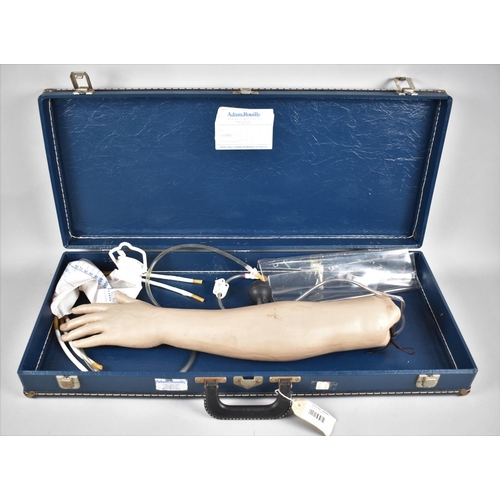 100 - A Vintage Cased Anatomical Teaching Aid by Adam, Rouilly, Arterial Puncture Arm