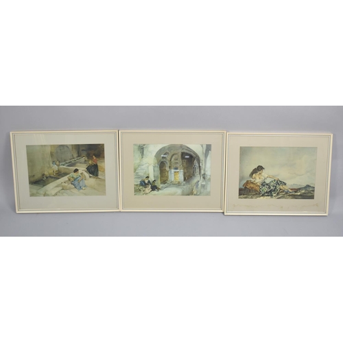 179 - A Set of Three Russell Flint Prints, 34x23cms