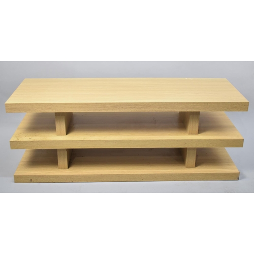 185 - A Modern Three Tier Stand, 110cms Wide