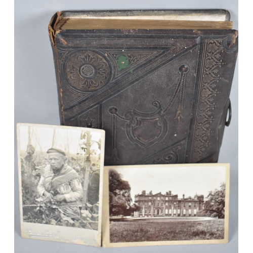 93 - A Late Victorian Photograph Album containing Some Monochrome Photographs