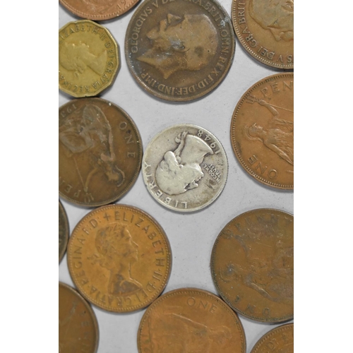 225 - A Collection of Mainly British Coinage but to Include American Coin