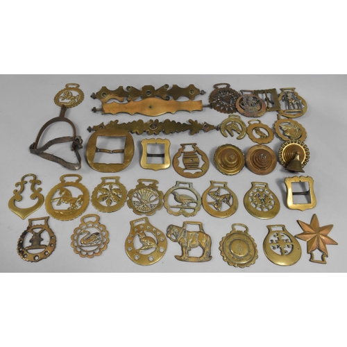 279 - A Collection of Victorian and Later Horse Brasses, Buckles etc