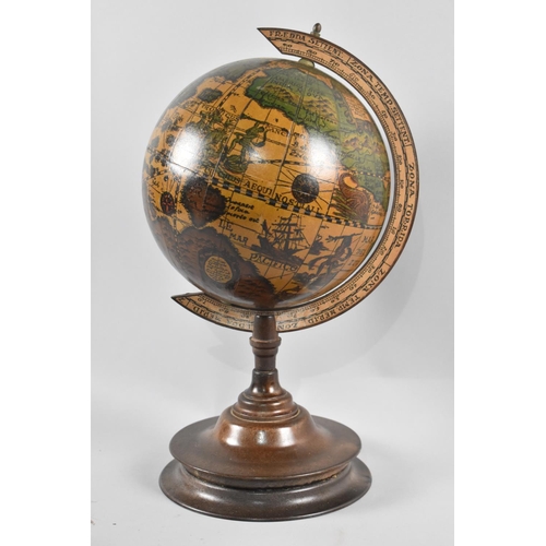 110 - A Modern Italian Decorative Table Globe, 38cm high