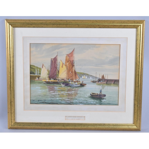 124 - A Framed Watercolour, Signed and Dated AD Bell 1952, 