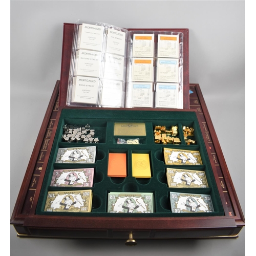 218 - A Modern Franklin Mint Monopoly Game Set, 