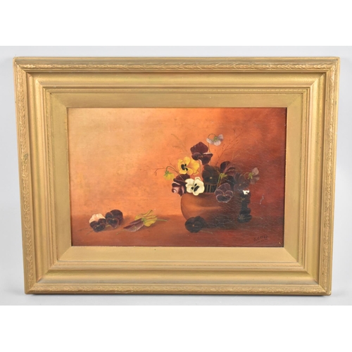 266 - A Framed Late 19th Century Oil, Still Life, Flowers Signed E Cliff 44x39cm