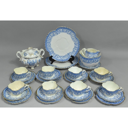 275 - A Edwardian Transfer Printed and Gilt Trim Tea Set together with a 19th Century two Handled Tureen o... 