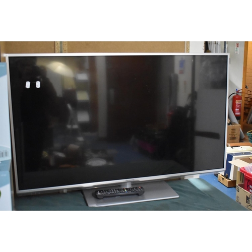 449 - A Panasonic 42 Inch TV with Remote