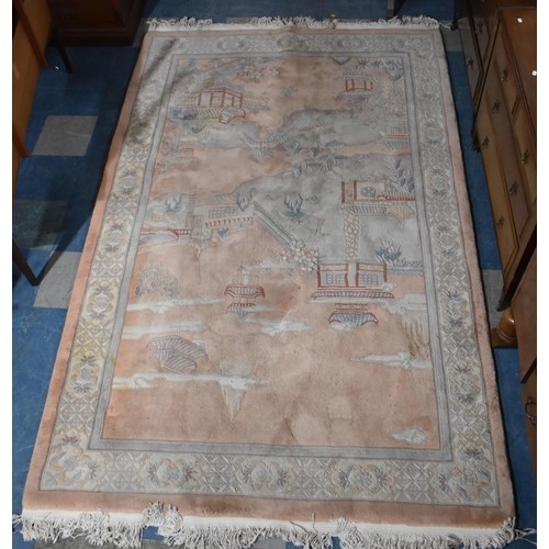 459 - A Rectangular Chinese Patterned Woollen Rug, 290x180cm