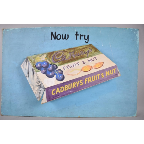 92 - A 1970's Prototype Shop Display for Cadbury's Fruit and Nut, 87cm wide