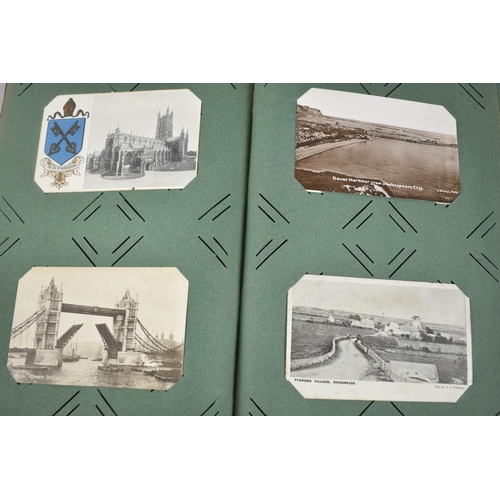 94 - An Edwardian Postcard Album Containing Large Quantity UK Topographical Postcards Addressed Mrs Dixon... 