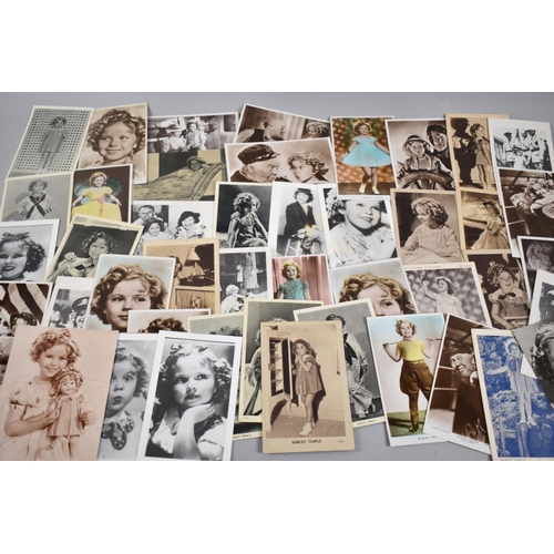 105 - A Collection of 46 Vintage Postcards of Shirley Temple