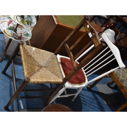 493 - Two Vintage Bedroom Chairs